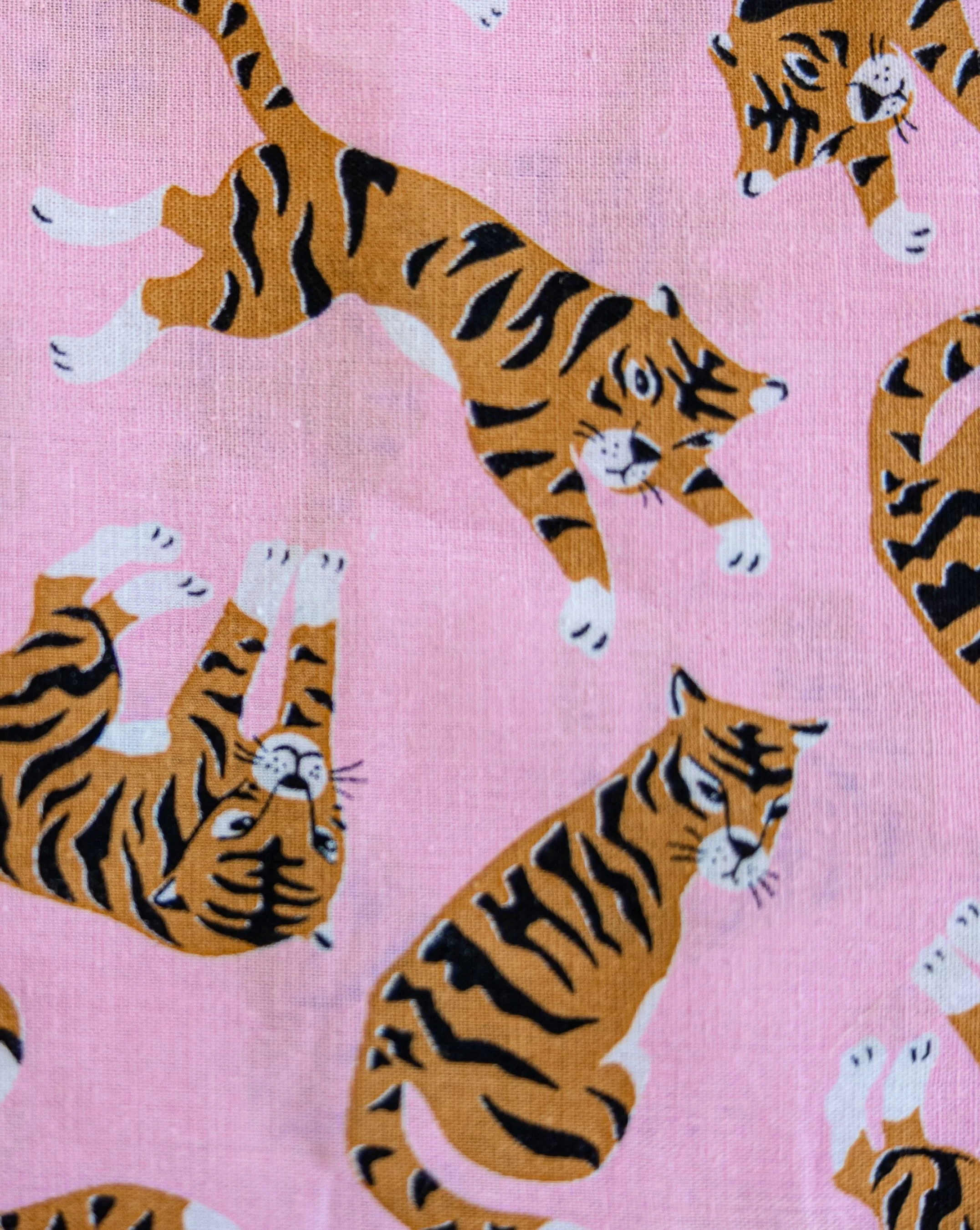 El Tigre Pink Print Dog Bandana - Image 3