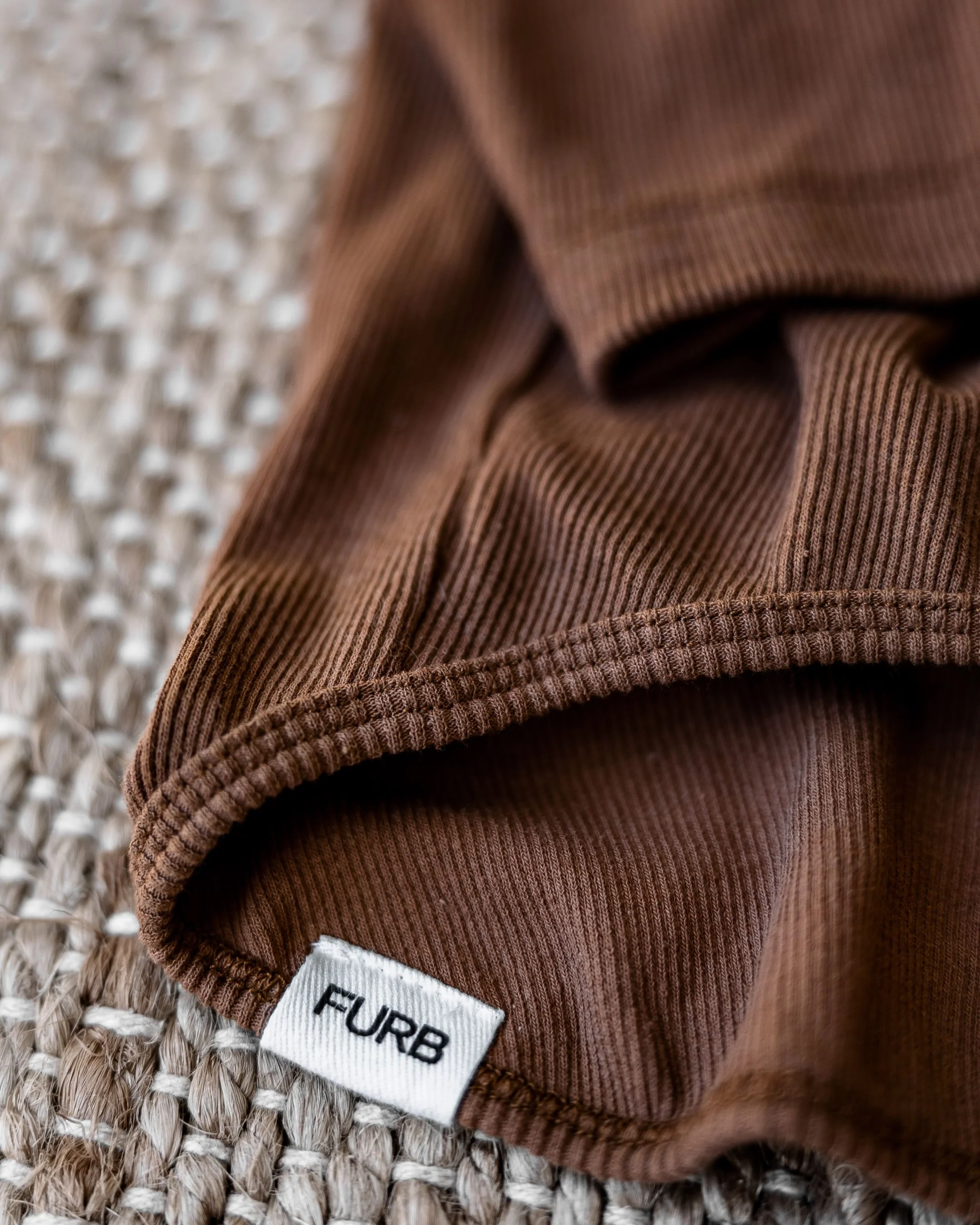 Halifax Nutmeg Ribbed Dog Turtleneck - Image 4