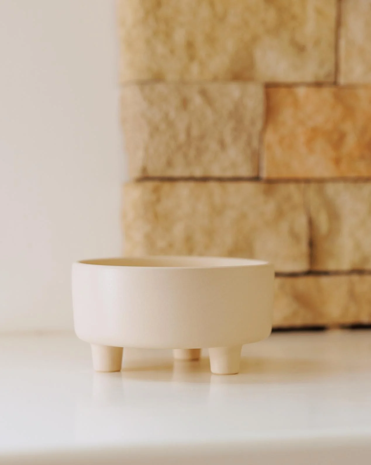 Treat Yourself Buttercream Ceramic Dog Bowl - Image 4