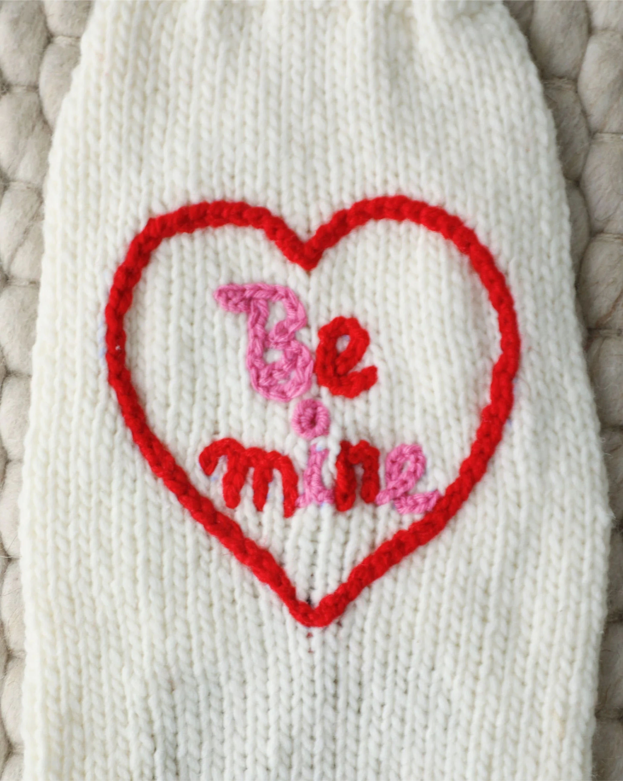 Love Notes Knit Dog Sweater - Image 3