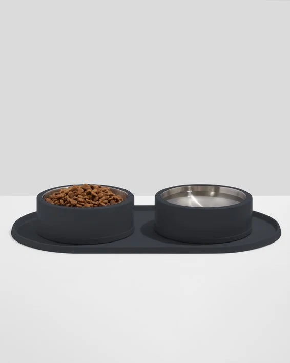 Wild One Black Silicon Dog Placemat - Image 3