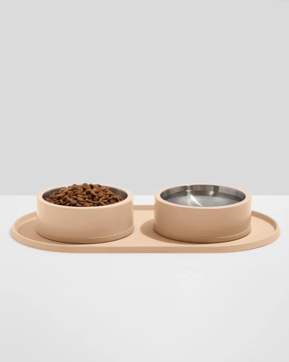 Wild One Tan Silicone Dog Placemat - Image 3