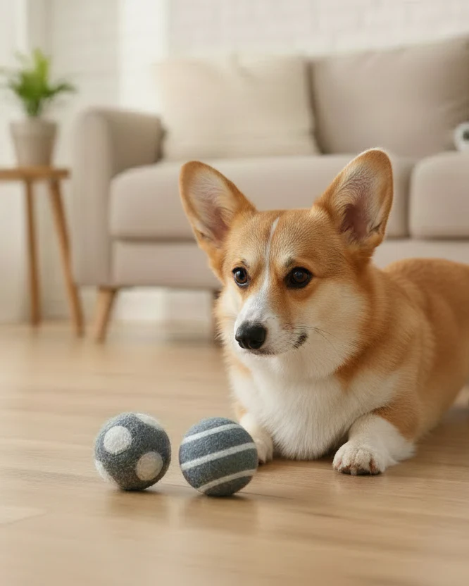 Dot + Dash Wool Ball Play Set - Image 2