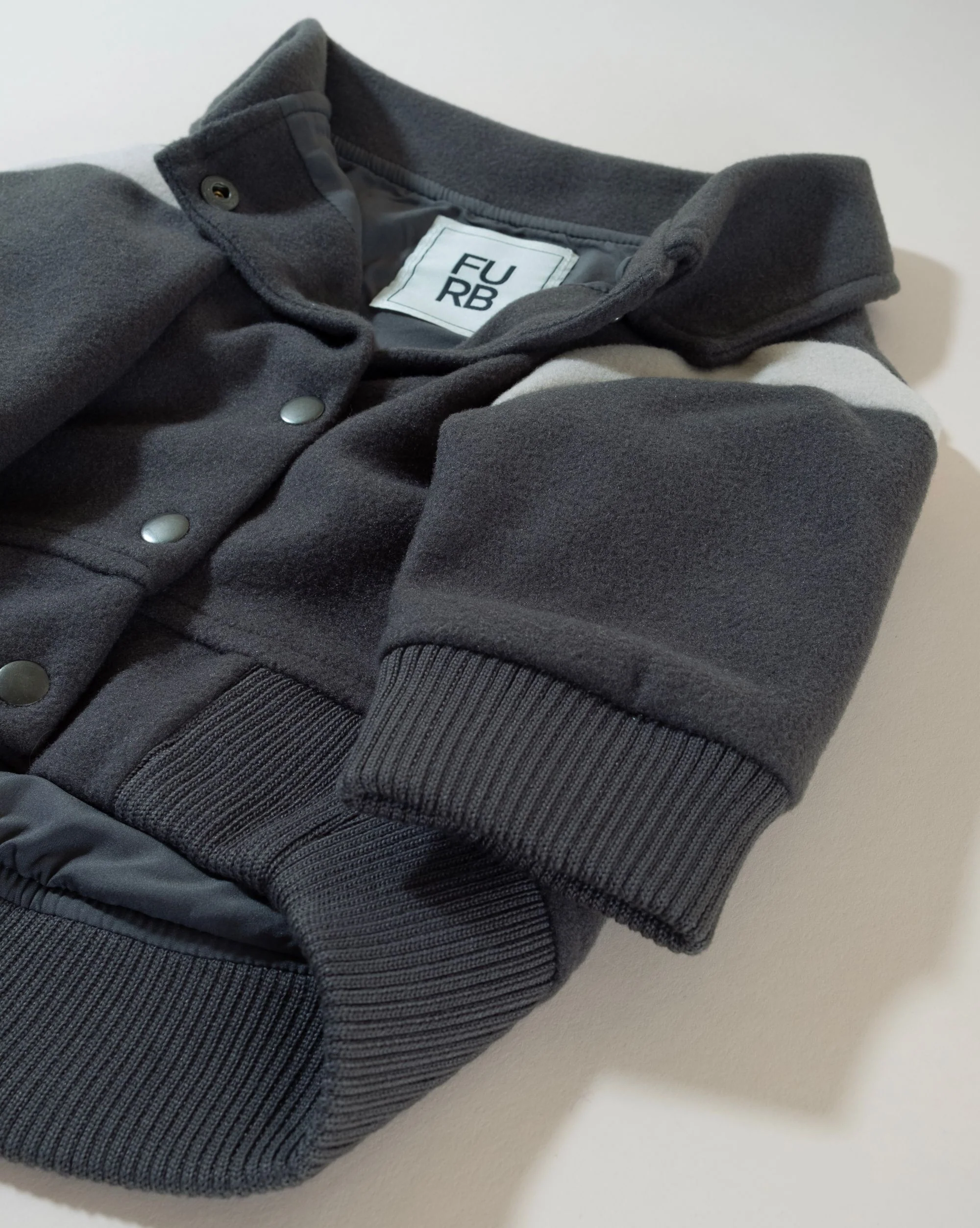 Pupper Classmen Gray Wool Varsity Jacket - Image 7