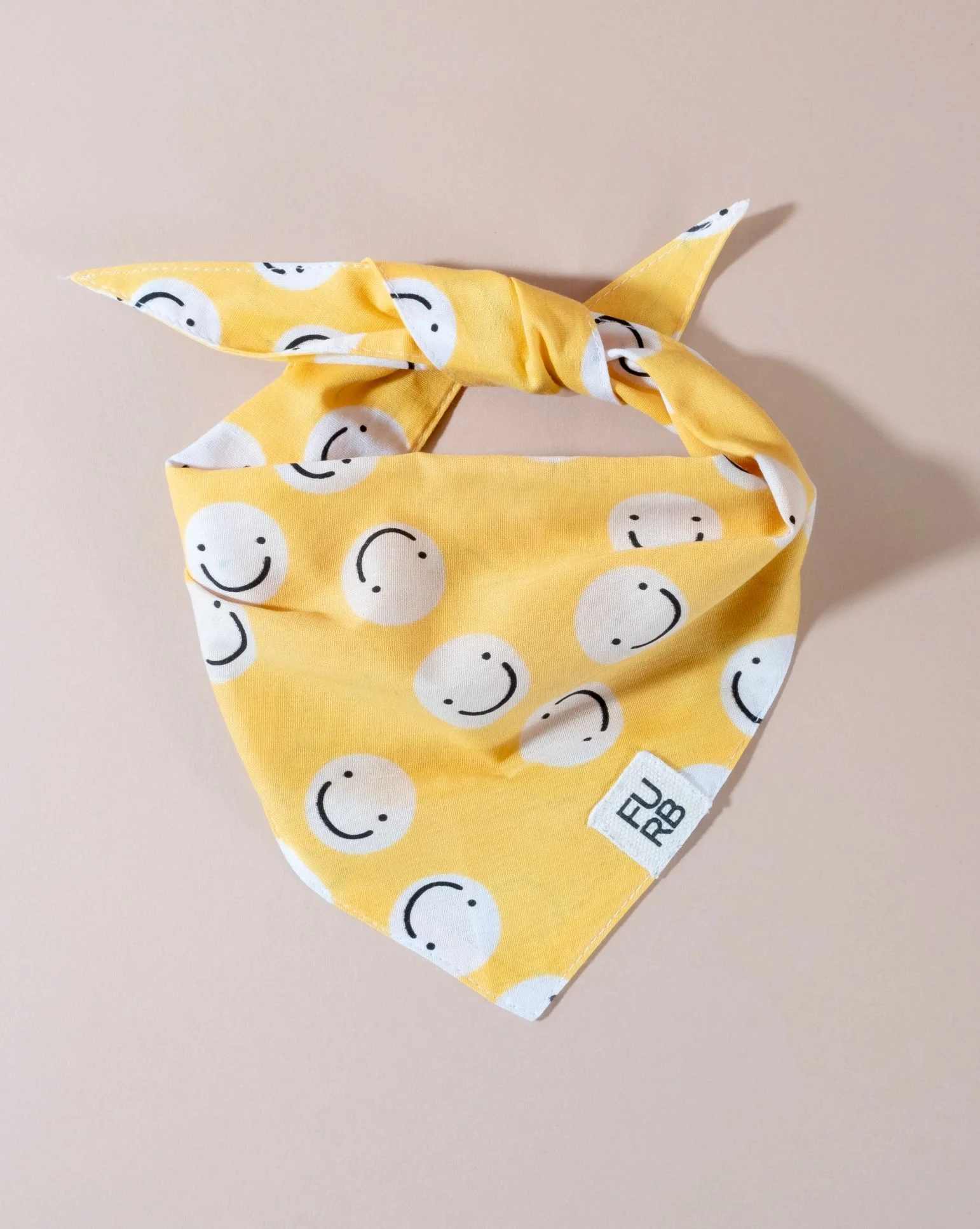 Stella Smiley Face Yellow Bandana