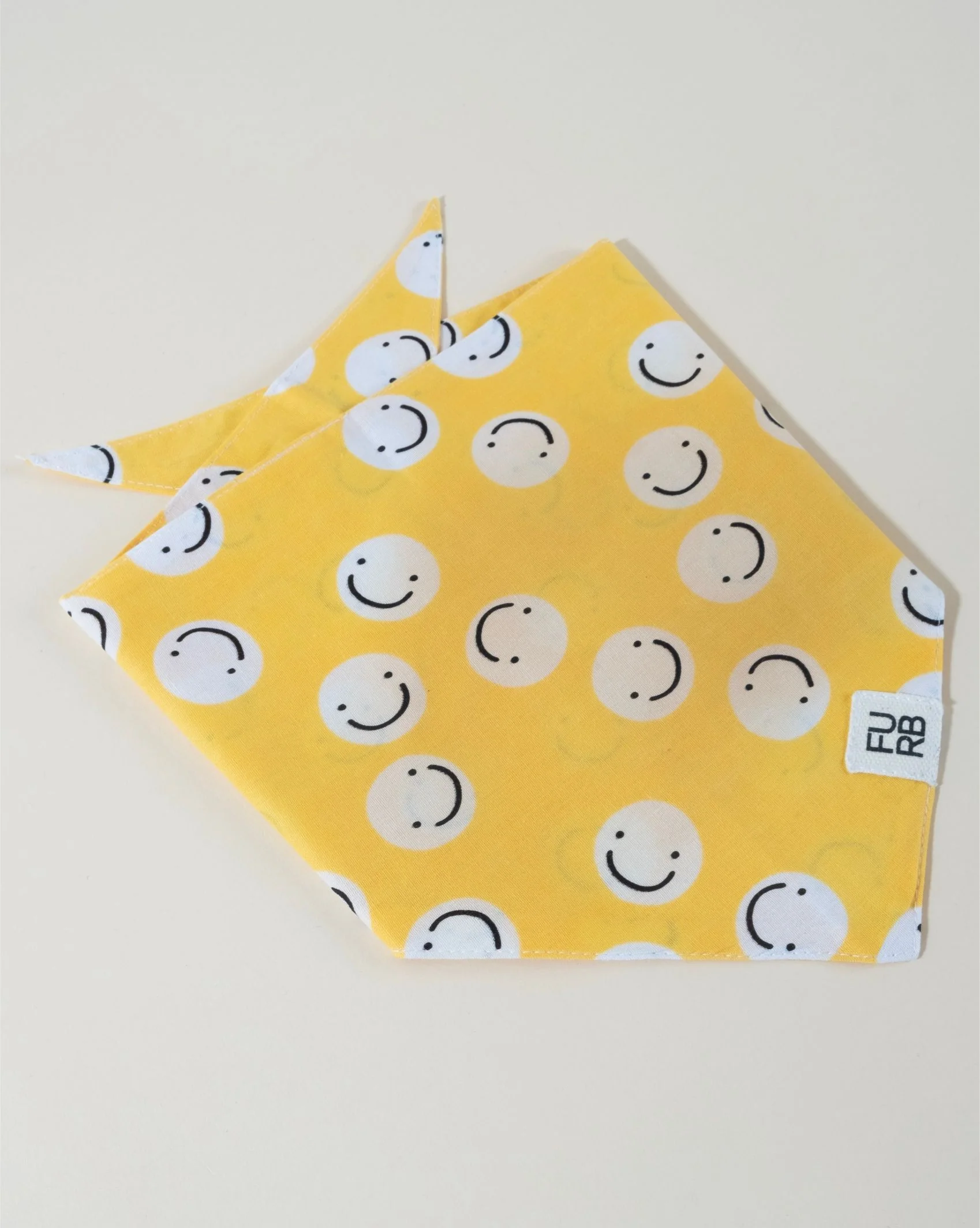 Stella Smiley Face Yellow Bandana - Image 3