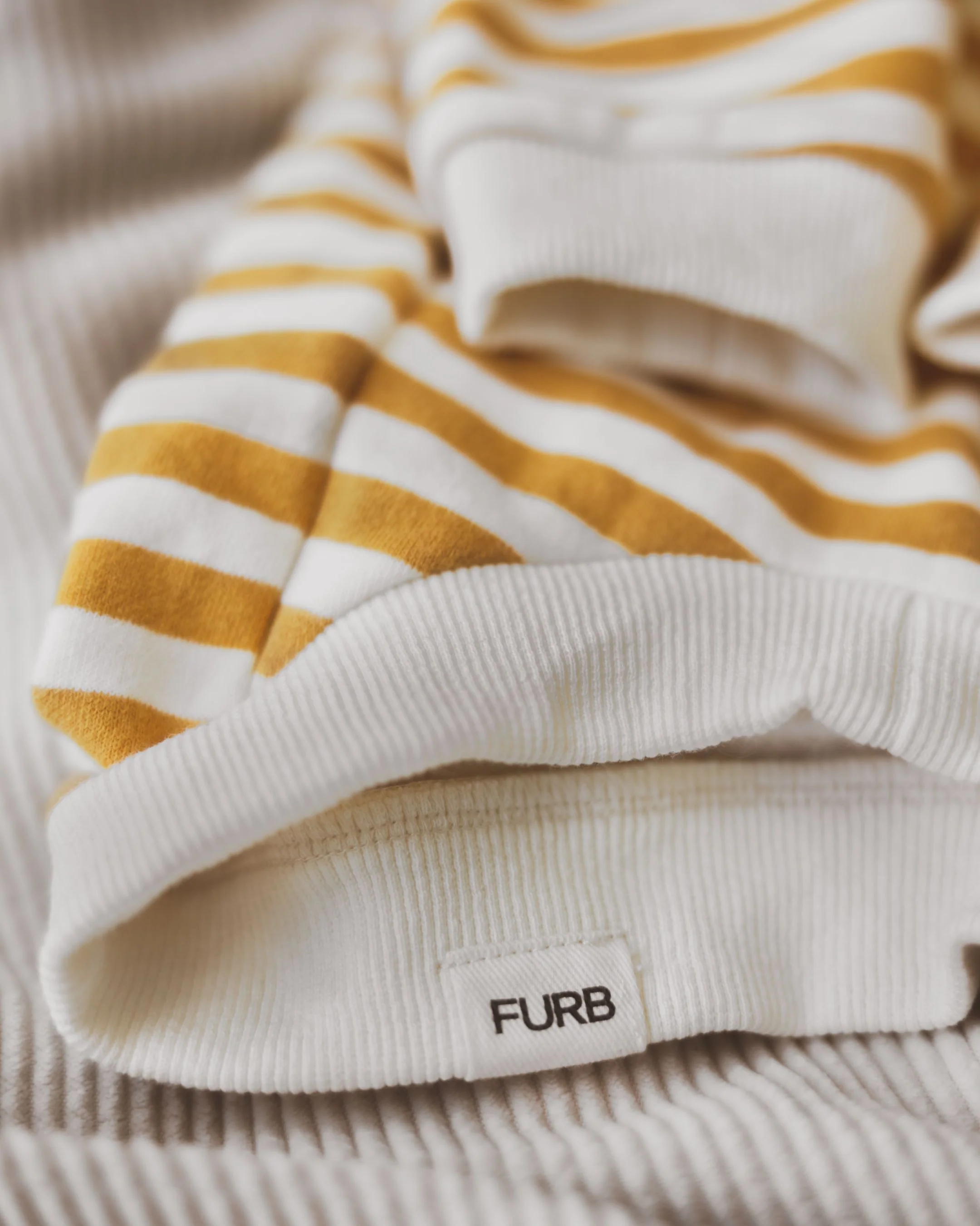 Camden Goldenrod Striped Dog Sweatshirt - Image 4