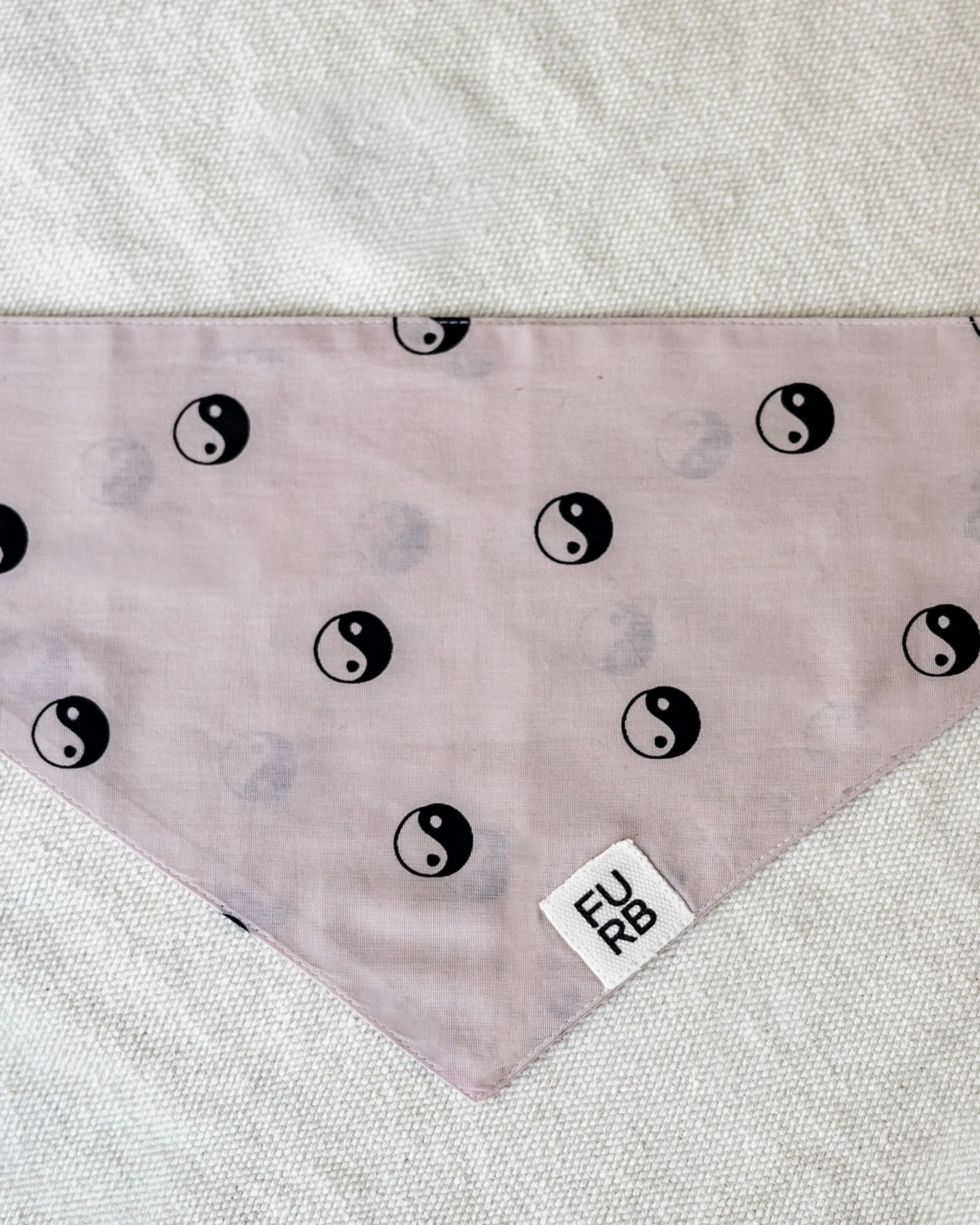 Total Zen Pink Yin Yang Dog Bandana - Image 6
